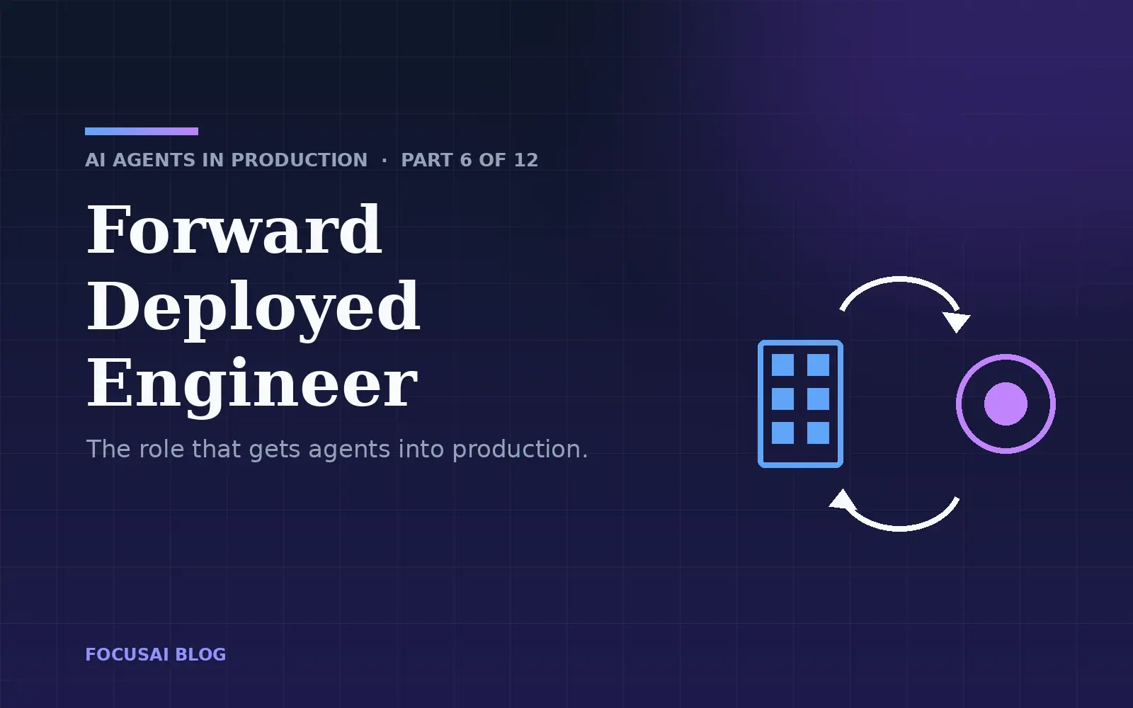 Forward Deployed Engineer: the loop from the customer's work back to the product